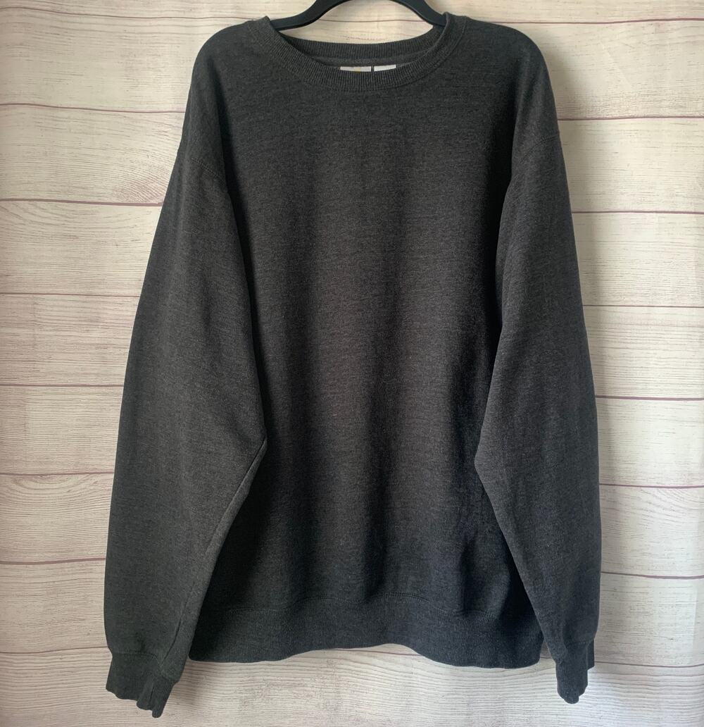 Energy Zone Men's Charcoal Gray Pullover Sweatshirt Size XXL (50-52)